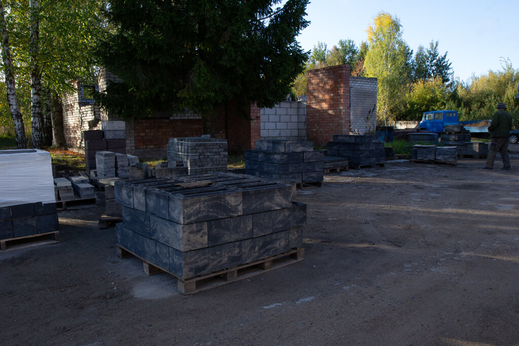 Местное производство тротуарной плитки в Барановичах Люксор